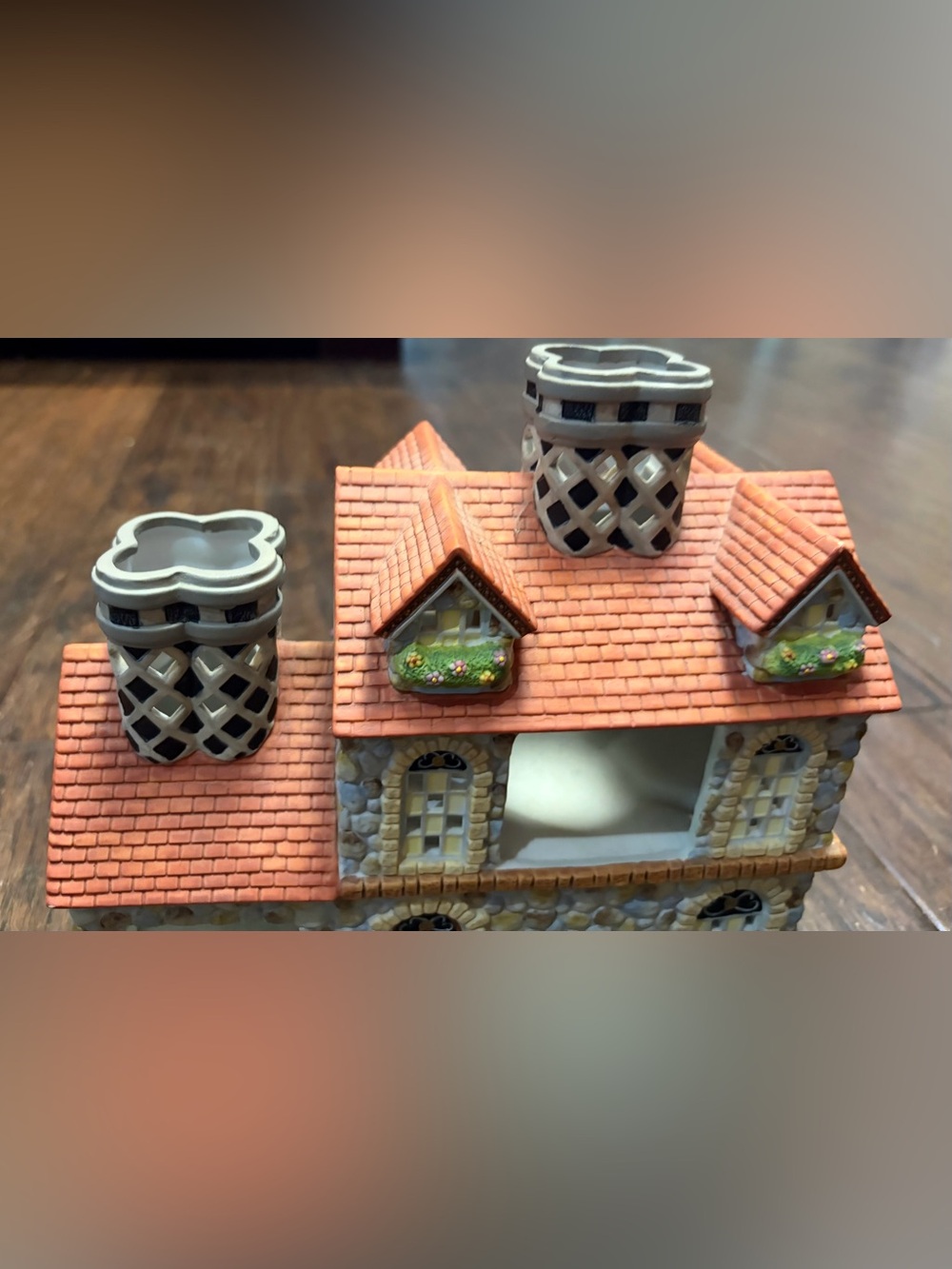 PartyLite Olde World Village #3 Bristol House Retired - Picture 6 of 16